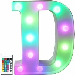 Hot Sale ✨ Colorful LED Marquee Letter Lights With Remote – Light Up Marquee Signs – Party Bar Letters With Lights Decorations For The Home - Multicolor A 🧨 -Lighting & Ceiling Fans Shop 41gZps6KvnL. AC