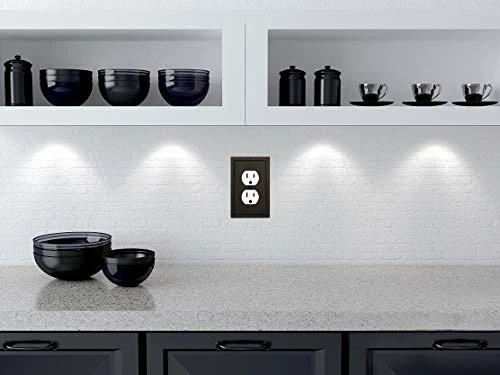 Best Pirce ๐ฏ Modern Edge Decorative Wall Plate Switch Plate Outlet Cover, Durable Solid Zinc Alloy (Single Duplex 2PK, Matte Black) ๐ฏ 7 Best Pirce ๐ฏ Modern Edge Decorative Wall Plate Switch Plate Outlet Cover, Durable Solid Zinc Alloy (Single Duplex 2PK, Matte Black) ๐ฏ - Image 5