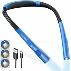 Coupon 🎁 LED Neck Reading Light, Book Light For Reading In Bed, 3 Colors, 6 Brightness Levels, Bendable Arms, Rechargeable, Long Lasting, Perfect For Reading, Knitting, Camping, Repairing New Pink 🔥 -Lighting & Ceiling Fans Shop 41ggwocgXL. AC
