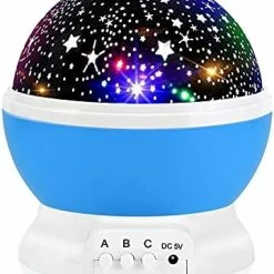 Wholesale 🤩 Night Light For Kids, Kids Night Light, Star Night Light, Moon And Star Projector 360 Degree Rotation - 4 LED Bulbs 9 Light Color Changing With USB Cable, Unique Gift For Men 👩 Women Children Purple ⭐ -Lighting & Ceiling Fans Shop 41iXzK7SiTS. AC