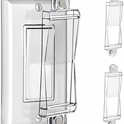 Flash Sale ❤️ Light Switch Guard Cover- PSZEZNZ Light Switch Outlet Covers For Flat Modern Wall Switches-Child Safety Protection(Clear,1 Piece) 😍 -Lighting & Ceiling Fans Shop 41jDfFUR5L. AC