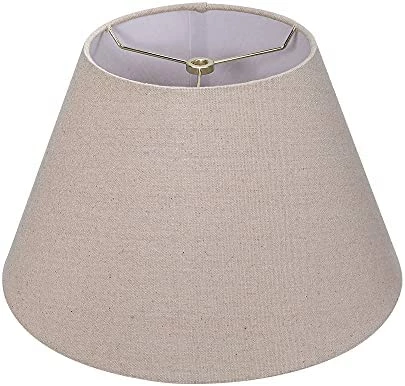 Best deal ❤️ Medium Lamp Shade, Barrel Fabric Lampshade For Table Lamp And Floor Light, 7x13x7.8 Inch,Natural Linen Hand Crafted, Spider (White) 🛒 10 Best deal ❤️ Medium Lamp Shade, Barrel Fabric Lampshade For Table Lamp And Floor Light, 7x13x7.8 Inch,Natural Linen Hand Crafted, Spider (White) 🛒 - Image 8