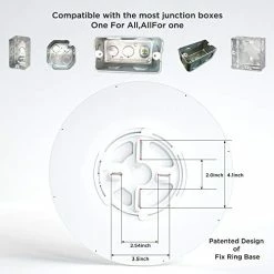 Brand new 🥰 Flush Mount 12 Inch Ceiling Light (Milk White Shell), 20W Surface Mount LED Light Fixture For Bedroom Kitchen,3 Color Temperatures In One(3000k/4000k/6500k),0.94 Inch Thickness Round 🔔 21 Brand new 🥰 Flush Mount 12 Inch Ceiling Light (Milk White Shell), 20W Surface Mount LED Light Fixture For Bedroom Kitchen,3 Color Temperatures In One(3000k/4000k/6500k),0.94 Inch Thickness Round 🔔 -Lighting & Ceiling Fans Shop 41mb8E5IYML