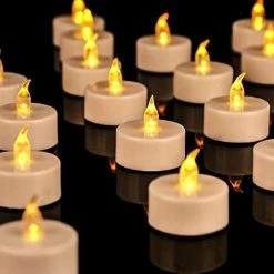 Best reviews of 👍 24Pack Battery Tea Lights - LED Tea Lights Realistic And Bright Flickering Holiday Gift Operated Flameless LED Tea Light For Seasonal & Festival Celebration Warm Yellow Lamp Battery Powered J-05,1pack Led Candles 😀 -Lighting & Ceiling Fans Shop 41oAXjBPBnL. AC