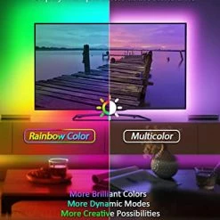 Top 10 🎁 LED Lights For TV, 9.8FT Led Backlight TV Lights ICRGB Led TV Lights For 32-60inch TV, USB Led Strip Lights For TV Led Lights Sync With Music Bluetooth APP Control Led Strip Lights For Bedroom Solid Colours 💯 -Lighting & Ceiling Fans Shop 41oTDAX4nZL