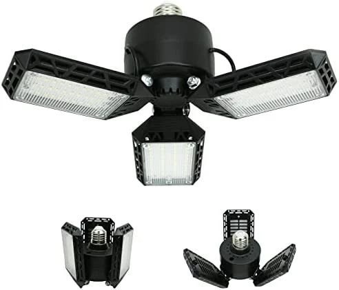 Discount π Garage Light LED Garage Light 80W Led Garage Ceiling Lights With 3 Adjustable Panels Garage Lights Ceiling Led, E26/E27 LED Shop Lights For Garage, Workshop, Basement, Barn, Attic π 8 Discount π Garage Light LED Garage Light 80W Led Garage Ceiling Lights With 3 Adjustable Panels Garage Lights Ceiling Led, E26/E27 LED Shop Lights For Garage, Workshop, Basement, Barn, Attic π - Image 6