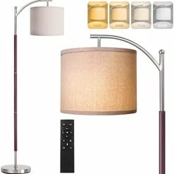 Best reviews of 🎉 Floor Lamp For Living Room With 3 Color Temperatures LED Bulb, Standing Lamp Tall Industrial Floor Lamp Reading For Bedroom, Office (9W LED Bulb, Beige Lampshade Included) -Black Oil-rubbed Bronze 😍 -Lighting & Ceiling Fans Shop 41ppQUejNWL. AC