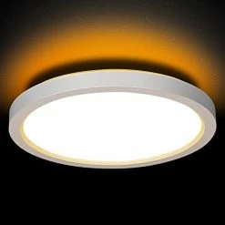 Brand new 🔔 13 Inch LED Flush Mount Ceiling Light With Night Light, 24W, 2400lm, 3000K/4000K/5000K Selectable, Round Flat Panel Light, Dimmable Ceiling Light Fixture For Dining Room, Bedroom, Kitchen - Blac 😉 -Lighting & Ceiling Fans Shop 41qA1QFLCSL. AC