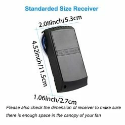 Best reviews of 🛒 Universal Ceiling Fan Remote Control Kit, 3-in-1 Ceiling Fan Light Timing & Speed Remote, For Hunter/Harbor Breeze/Westinghouse/Honeywell/Other Ceiling Fan Lamp ⌛ -Lighting & Ceiling Fans Shop 41qwuzxxy5L