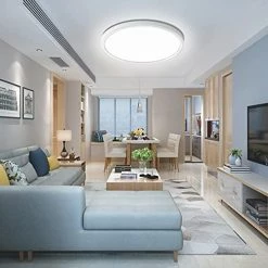 Top 10 🔔 6PACK 3200lm LED Flush Mount Ceiling Light, Super Slim 12 Inch LED Ceiling Light, 5000K Daylight LED Ceiling Light For Bedroom, Living Room, Dining Room (White, Six Pack) 🎁 -Lighting & Ceiling Fans Shop 41r01PHQwqS