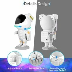 Coupon ๐ Kids Star Projector Night Light With Timer, Remote Control And 360DegreeAdjustable Design, Astronaut Nebula Galaxy For Children Adults Baby Bedroom, Study Room Game Whit ๐ 11 Coupon ๐ Kids Star Projector Night Light With Timer, Remote Control And 360DegreeAdjustable Design, Astronaut Nebula Galaxy For Children Adults Baby Bedroom, Study Room Game Whit ๐ -Lighting & Ceiling Fans Shop 41rY0RsflPL