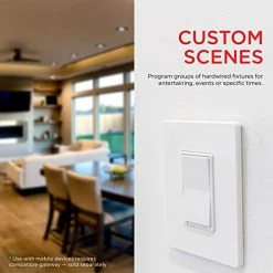 Cheap ⭐ Z-Wave Smart Rocker Light Switch With QuickFit And SimpleWire, 3-Way Ready, Compatible With Alexa, Google Assistant, ZWave Hub Required, Repeater/Range Extender, White Paddle Only, 39348 😉 -Lighting & Ceiling Fans Shop 41rddtyKZoL