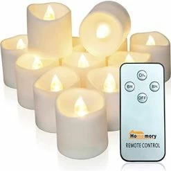 Flash Sale 😉 12Pack Timer Remote Control Flameless LED Votive Candles, 1.5" X 1.6" Long Lasting Battery Operated Tea Light, Electric Fake Candles In Warm White For Wedding, Festival Celebration Decoration Warm White (remote, White Base) 💯 -Lighting & Ceiling Fans Shop 41rxSf64WBL. AC
