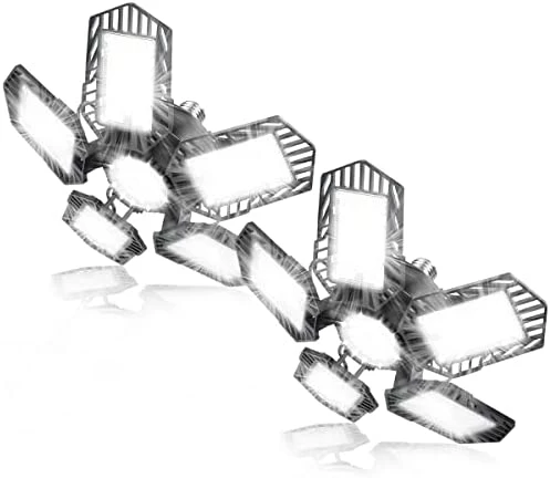 Coupon π 2-Pack Garage Lights 150W Garage LED Light - 15000LM 6500K Deformable Garage Light Ceiling LED With 6 Glow Panels Screw In Garage Lighting With E26/E27 Screw Socket For Basement Workshop Warehouse π 11 Coupon π 2-Pack Garage Lights 150W Garage LED Light - 15000LM 6500K Deformable Garage Light Ceiling LED With 6 Glow Panels Screw In Garage Lighting With E26/E27 Screw Socket For Basement Workshop Warehouse π - Image 9