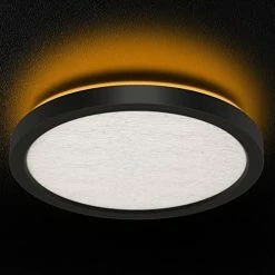 Brand new 🔔 13 Inch LED Flush Mount Ceiling Light With Night Light, 24W, 2400lm, 3000K/4000K/5000K Selectable, Round Flat Panel Light, Dimmable Ceiling Light Fixture For Dining Room, Bedroom, Kitchen - Blac 😉 -Lighting & Ceiling Fans Shop 41sevjF99ZL. AC