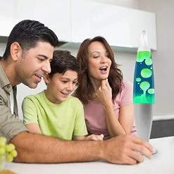 Buy 😉 16-Inch Beautiful Lamp With Wax That Flows Like Lava (Blue With Yellow/Green Wax, 16 Inch), Relaxing Night Light Nighlight Home Decor Living Room Office Bedroom Lamp For Adults, Teens, And Kids ⭐ -Lighting & Ceiling Fans Shop 41tSbWFMUwS