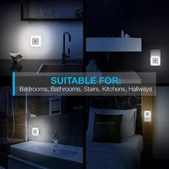 Wholesale 🛒 'Lyra' LED Night Light, Plug-in [6 Pack] Super Smart Dusk To Dawn Sensor, Night Lights Suitable For Bedroom, Bathroom, Toilet, Stairs, Kitchen, Hallway, Kids,Adults,Compact Nightlight, Cool White ❤️ -Lighting & Ceiling Fans Shop 41uCrMcEOBL