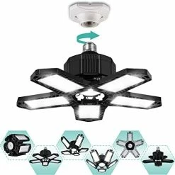 Brand new 🧨 Deformable LED Garage Lights Garage Light Bulbs 100W 10000LM Garage Lighting Super Bright Work Lights With E26 Base, Screw In Shop Light For Garage Storage Cabinet Basement Workbench ✨ -Lighting & Ceiling Fans Shop 41uN6Hb0BRL. AC