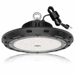 Promo 🛒 UFO LED High Bay Light 150W 21,000lm 5000K Daylight 600W HID/HPS Equivalent With US Plug 5’ Cable LED Warehouse Lights Commercial Shop Workshop Garage Factory Lowbay Area Lighting Fixture 👍