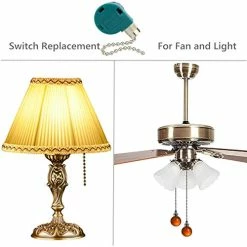 Deals 🌟 Ceiling Fan Switch 3 Speed 4 Wire Zing Ear ZE 268S6 Pull Chain Switch Control Replacement 3 Speed Control Switch Ceiling Fans, Wall Lamps, Cabinet Light Ze-268s6 Nickle 1pack 🌟 -Lighting & Ceiling Fans Shop 41uanpVj2NL