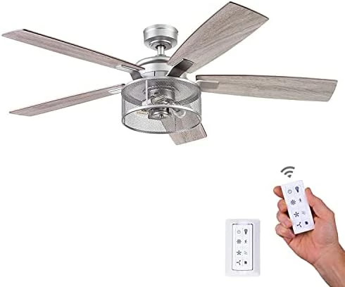 Discount ⭐ Rnegie - 52-in Dual Mount Indoor Fan With Remote Control - LED Ceiling Fan With Light - Industrial Room Fan With Dual Finish Blades - Model 50614-01 (Matte Black) ✔️ 11 Discount ⭐ Rnegie - 52-in Dual Mount Indoor Fan With Remote Control - LED Ceiling Fan With Light - Industrial Room Fan With Dual Finish Blades - Model 50614-01 (Matte Black) ✔️ - Image 9