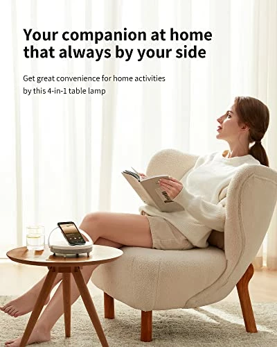 Cheapest ๐ D Night Light, EZVALO Music Bedside Lamp With Wireless Charger, 4 In 1 Touch Lamp, Portable Bluetooth Speaker, Phone Holder, Dimmable Wireless Charging Lamp ๐ Birthday Gifts For ๐ฉ Women, Men, Dad, Mom ๐ 4 Cheapest ๐ D Night Light, EZVALO Music Bedside Lamp With Wireless Charger, 4 In 1 Touch Lamp, Portable Bluetooth Speaker, Phone Holder, Dimmable Wireless Charging Lamp ๐ Birthday Gifts For ๐ฉ Women, Men, Dad, Mom ๐ - Image 2