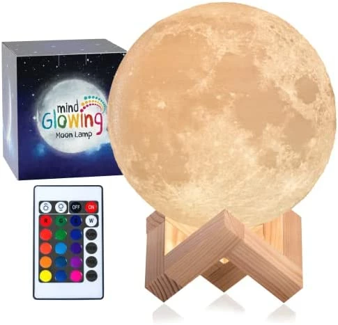 Discount ๐ฅฐ Mind-glowing Moon Lamp - 3D Kids Moon Night Light Ball With Stand, 16 Colors, Touch/Remote Control, Cool โ Christmas Gifts For 2 3 4 5 6 7 8 9 10 Year Old ๐ง Girls & Boys, Bedroom Decor For ๐ฉ Women (4.7 In.) ๐ 7 Discount ๐ฅฐ Mind-glowing Moon Lamp - 3D Kids Moon Night Light Ball With Stand, 16 Colors, Touch/Remote Control, Cool โ Christmas Gifts For 2 3 4 5 6 7 8 9 10 Year Old ๐ง Girls & Boys, Bedroom Decor For ๐ฉ Women (4.7 In.) ๐ - Image 5