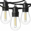 Discount 🎁 LED Outdoor String Lights 48Ft With Dimmable Edison Vintage Shatterproof Bulbs And Commercial Grade Weatherproof Strand Heavy-Duty Decorative Cafe, Patio, Market Ligh ✔️ -Lighting & Ceiling Fans Shop 41z6pGju3eL
