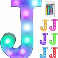 Hot Sale ✨ Colorful LED Marquee Letter Lights With Remote – Light Up Marquee Signs – Party Bar Letters With Lights Decorations For The Home - Multicolor A 🧨 -Lighting & Ceiling Fans Shop 41zPHTMxGSL. AC