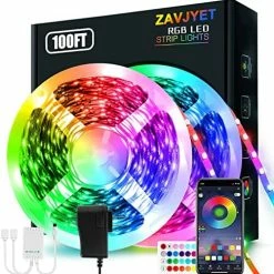 Brand new ๐คฉ LED Strip Lights, 100ft (2 Rolls Of 50ft) Rope Light Strips With 44-Key Remote, RGB 5050 Color Changing Music Sync Led Strip, Phone App Control Led Lights For Bedroom, Living Room Home Decoration ๐งจ 16 Brand new ๐คฉ LED Strip Lights, 100ft (2 Rolls Of 50ft) Rope Light Strips With 44-Key Remote, RGB 5050 Color Changing Music Sync Led Strip, Phone App Control Led Lights For Bedroom, Living Room Home Decoration ๐งจ -Lighting & Ceiling Fans Shop 51 5iV KXL. AC