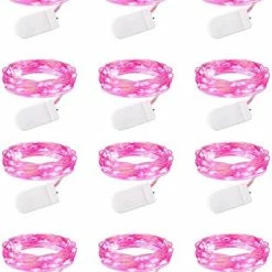 Best Sale 😀 12 Pack Led Fairy Lights Battery Operated String Lights Waterproof Silver Wire 7 Feet 20 Led Firefly Starry Moon Lights For DIY Wedding Party Bedroom Patio 🎅 Christmas (12 Pack, Warm White) 👍 -Lighting & Ceiling Fans Shop 51 dv05Wc9L. AC