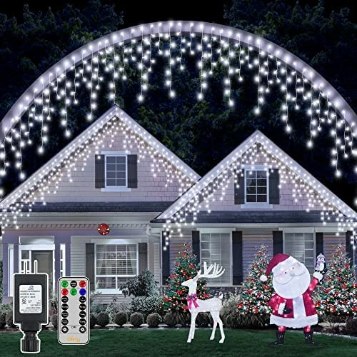 Flash Sale π Icicle π
Christmas Lights Outdoor, Icicle Lights 594LED 49ft Connectable Hanging Fairy String Lights With 99 Drops, 8 Modes Remote Clear Wire Indoor Lights Decorations (Multicolor) π€© 8 Flash Sale π Icicle π
Christmas Lights Outdoor, Icicle Lights 594LED 49ft Connectable Hanging Fairy String Lights With 99 Drops, 8 Modes Remote Clear Wire Indoor Lights Decorations (Multicolor) π€© - Image 6