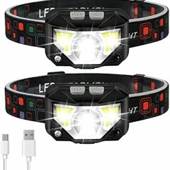 New π€© Headlamp Flashlight, LHKNL 1100 Lumen Ultra-Light Bright LED Rechargeable Headlight With White Red Light, 2-PACK Waterproof Motion Sensor Head Lamp, 8 Modes For Outdoor Camping Running Cycling Fishing βοΈ 14 New π€© Headlamp Flashlight, LHKNL 1100 Lumen Ultra-Light Bright LED Rechargeable Headlight With White Red Light, 2-PACK Waterproof Motion Sensor Head Lamp, 8 Modes For Outdoor Camping Running Cycling Fishing βοΈ -Lighting & Ceiling Fans Shop 511fbkRUSGS. AC