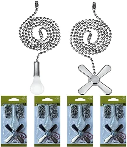 Top 10 🛒 Sunswan Ceiling Fan Pull Chain, 2pcs 3mm Diameter Beaded Ball Fan Pull Chain , 13.6 Inches Fan Pulls Set With Connector(Nickel ) 🌟 11 Top 10 🛒 Sunswan Ceiling Fan Pull Chain, 2pcs 3mm Diameter Beaded Ball Fan Pull Chain , 13.6 Inches Fan Pulls Set With Connector(Nickel ) 🌟 - Image 9