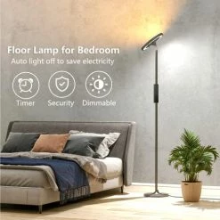 Wholesale 👍 Double Side Lighting Led Floor Lamp With Remote Smart App 36W/2600LM Bright Tall Standing RGB Floor Lamp Angle Multicolor Dimmable Modern Floor Lamps For Livingroom Bedroom Offic 🌟 -Lighting & Ceiling Fans Shop 513sswQ3rmL