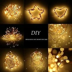 Top 10 🤩 Led String Lights, Sanniu Mini Battery Powered Copper Wire Starry Fairy Lights, Battery Operated Lights For Bedroom, ❄ Christmas, Parties, Wedding, Centerpiece, Decoration (5m/16ft Warm White) 🌟 -Lighting & Ceiling Fans Shop 514ALSbTLIL