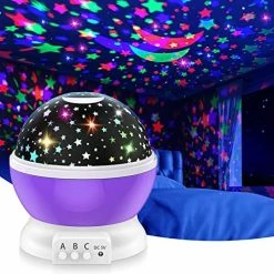 Discount 🌟 Kids Star Night Light Projector 360 Degree Rotating Moon Star Nightlight For 2-12 Year Old Baby 👧 Girls Gifts Night Lights For Nursery Children Room|Party|Birthday 🎁 Christmas Decor Toys (Pink) 🎁 -Lighting & Ceiling Fans Shop 514ZkHdARmL. AC