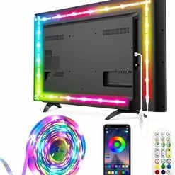 Top 10 🎁 LED Lights For TV, 9.8FT Led Backlight TV Lights ICRGB Led TV Lights For 32-60inch TV, USB Led Strip Lights For TV Led Lights Sync With Music Bluetooth APP Control Led Strip Lights For Bedroom Solid Colours 💯 -Lighting & Ceiling Fans Shop 514aUnTV7GL. AC