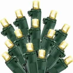 Cheapest 🛒 Clear 🎄 Christmas String Lights 100 Count 25 Feet Incandescent Bulb Mini Lights For Indoor Xmas Tree Garland 🥳 Birthday Wedding Party Festival Decoration, Green Wir 😍 -Lighting & Ceiling Fans Shop 514sRH8Zq2L. AC