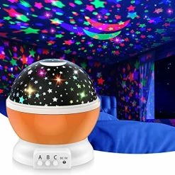 Discount 🌟 Kids Star Night Light Projector 360 Degree Rotating Moon Star Nightlight For 2-12 Year Old Baby 👧 Girls Gifts Night Lights For Nursery Children Room|Party|Birthday 🎁 Christmas Decor Toys (Pink) 🎁 -Lighting & Ceiling Fans Shop 515SIcjnetL. AC