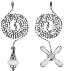 Best deal π Ceiling Fan Pull Chain, 2 Pieces 3mm Diameter Beaded Ball Fan Pull Chain, 12 Inches Fan Pulls Set With Connector (ORB) π 23 Best deal π Ceiling Fan Pull Chain, 2 Pieces 3mm Diameter Beaded Ball Fan Pull Chain, 12 Inches Fan Pulls Set With Connector (ORB) π -Lighting & Ceiling Fans Shop 516Q0BOEQAL. AC