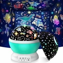 Cheapest 💯 Dinosaur Night Light For Kids Toys 2-in-1 Dinosaurs & Star Projector For Boy 3 4 5 6 7 8 9 10 11 12 Year Old Gifts Rotating Nights Lights Lamp For Age 3-12 Boys Bedroom 🎄 Christmas Decor Dinosaur-black 🌟 -Lighting & Ceiling Fans Shop 516QX5QsWTL
