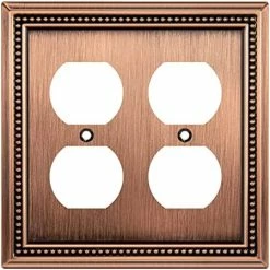 Budget 🔥 Sunken Pearls Decorative Wall Plate Switch Plate Outlet Cover (Single Duplex, 2PK, Antique Brass) 👍 -Lighting & Ceiling Fans Shop 516vbRoiz2L. AC