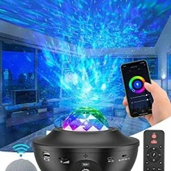 Best reviews of 😉 Galaxy Projector Star Projector For Bedroom, Starry Night Light Projector For Kids, Large Coverage Star Projector For Ceiling, Built In Bluetooth/Music Speaker/Timer, Ideal Gift For 🎄 Christmas Decor Pure White 😉 -Lighting & Ceiling Fans Shop 518JJgNZTkL. AC