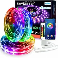 Flash Sale 🎁 Led Strip Lights 100ft (2 Rolls Of 50ft) Smart Light Strips With App Control Remote, 5050 RGB Led Lights For Bedroom, Music Sync Color Changing Lights For Room Party 🌟 19 Flash Sale 🎁 Led Strip Lights 100ft (2 Rolls Of 50ft) Smart Light Strips With App Control Remote, 5050 RGB Led Lights For Bedroom, Music Sync Color Changing Lights For Room Party 🌟 -Lighting & Ceiling Fans Shop 518UsIjT4lL. AC