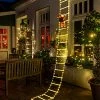 Top 10 🛒 LED 🎁 Christmas Lights - 10ft 🎁 Christmas Decorative Ladder Lights With Santa Claus, 🎁 Christmas Decorations Lights For Indoor Outdoor, Window, Garden, Home, Wall, Xmas Tree Decor (Warm White) 🔔