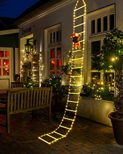 Top 10 ๐ LED ๐ Christmas Lights - 10ft ๐ Christmas Decorative Ladder Lights With Santa Claus, ๐ Christmas Decorations Lights For Indoor Outdoor, Window, Garden, Home, Wall, Xmas Tree Decor (Warm White) ๐ 8 Top 10 ๐ LED ๐ Christmas Lights - 10ft ๐ Christmas Decorative Ladder Lights With Santa Claus, ๐ Christmas Decorations Lights For Indoor Outdoor, Window, Garden, Home, Wall, Xmas Tree Decor (Warm White) ๐ - Image 6