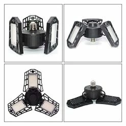 Best reviews of 😍 LED Garage Light - 6000 Lumen 6500K Daylight 60W, Three Leaf Led Garage Ceiling Lights ⭐ -Lighting & Ceiling Fans Shop 5194TVmmrvL