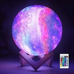 Best reviews of ❤️ Moon Lamp Lava Lamp Night Light Galaxy Lamp16 LED Colors With Wooden Stand & Remote/Touch Control And USB Rechargeable Gifts For 👧 Girls Boys 👩 Women 🥳 Birthday Anniversary 5.9 Inc 🤩 -Lighting & Ceiling Fans Shop 519Jjp QoeS. AC 1