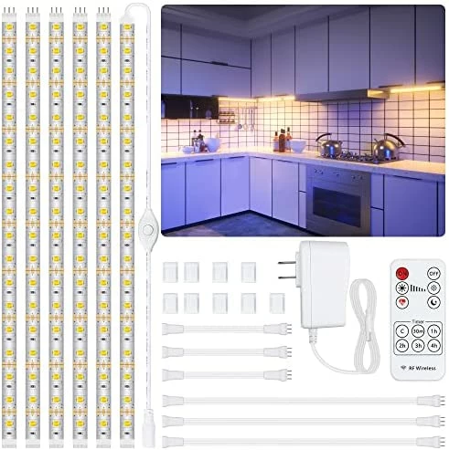 Best deal โ 8 PCS Under Cabinet Lighting Kit, Bright Under Cabinet Lights, Flexible Led Strip Lights With RF Remote And Power Adapter, For Kitchen Cabinets Shelf Desk Counter, 2700K Warm White, 13ft 4000k - Neutral White ๐ 10 Best deal โ 8 PCS Under Cabinet Lighting Kit, Bright Under Cabinet Lights, Flexible Led Strip Lights With RF Remote And Power Adapter, For Kitchen Cabinets Shelf Desk Counter, 2700K Warm White, 13ft 4000k - Neutral White ๐ - Image 8